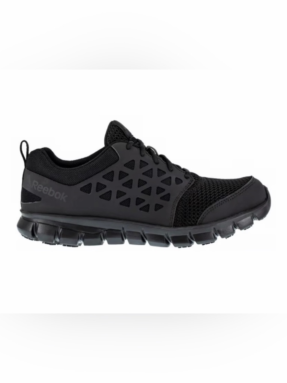 Reebok Black sublime cushion work - Lightweight alloy toe work Sneaker